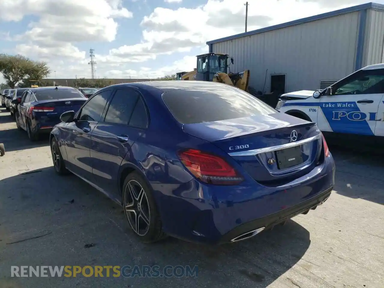 3 Photograph of a damaged car WDDWF8EB3LR562465 MERCEDES-BENZ C-CLASS 2020