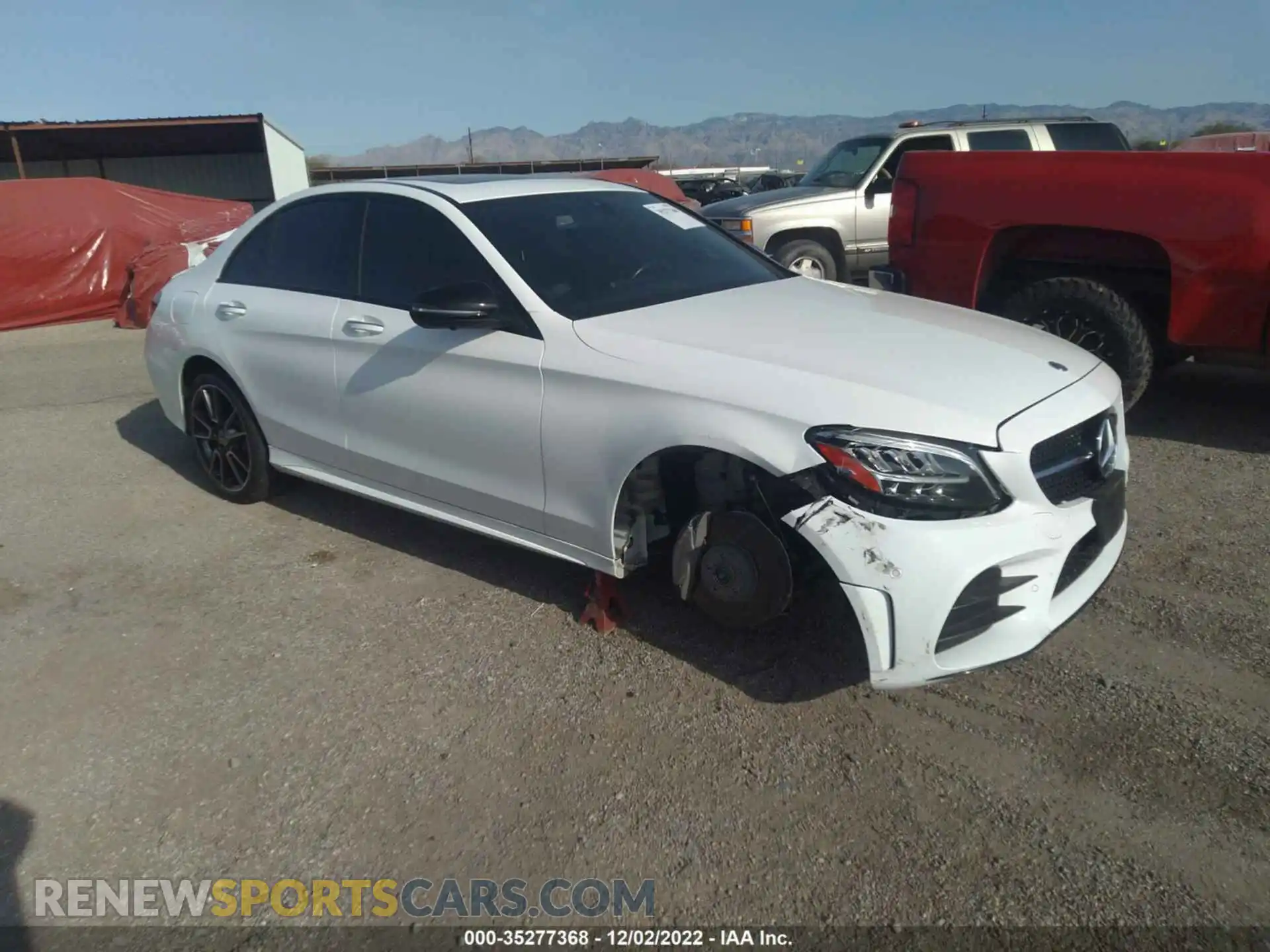 1 Photograph of a damaged car WDDWF8EB3LR564801 MERCEDES-BENZ C-CLASS 2020