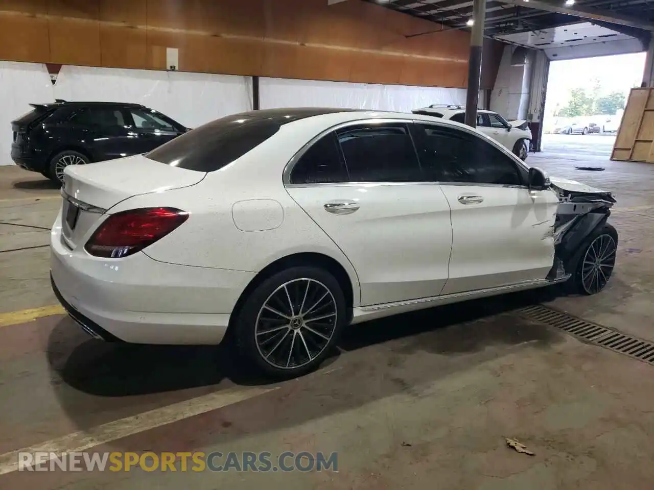 3 Photograph of a damaged car WDDWF8EB4LR549739 MERCEDES-BENZ C-CLASS 2020