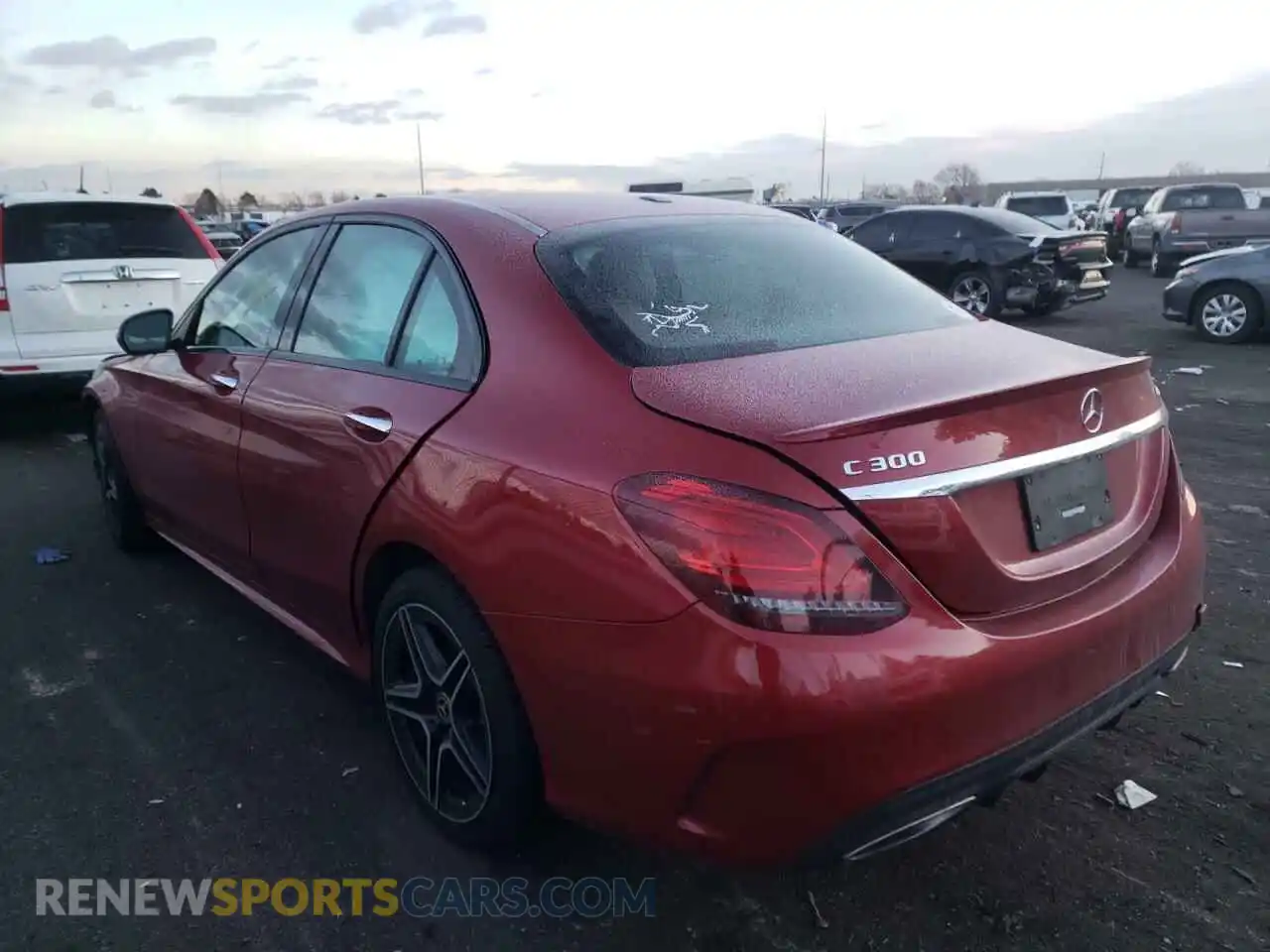 3 Photograph of a damaged car WDDWF8EB6LR529296 MERCEDES-BENZ C-CLASS 2020