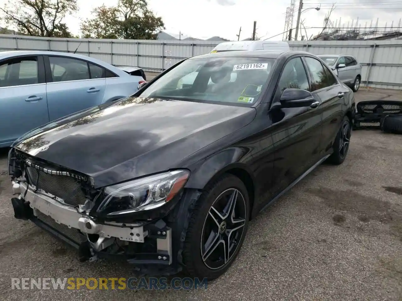 2 Photograph of a damaged car WDDWF8EB7LR547211 MERCEDES-BENZ C-CLASS 2020