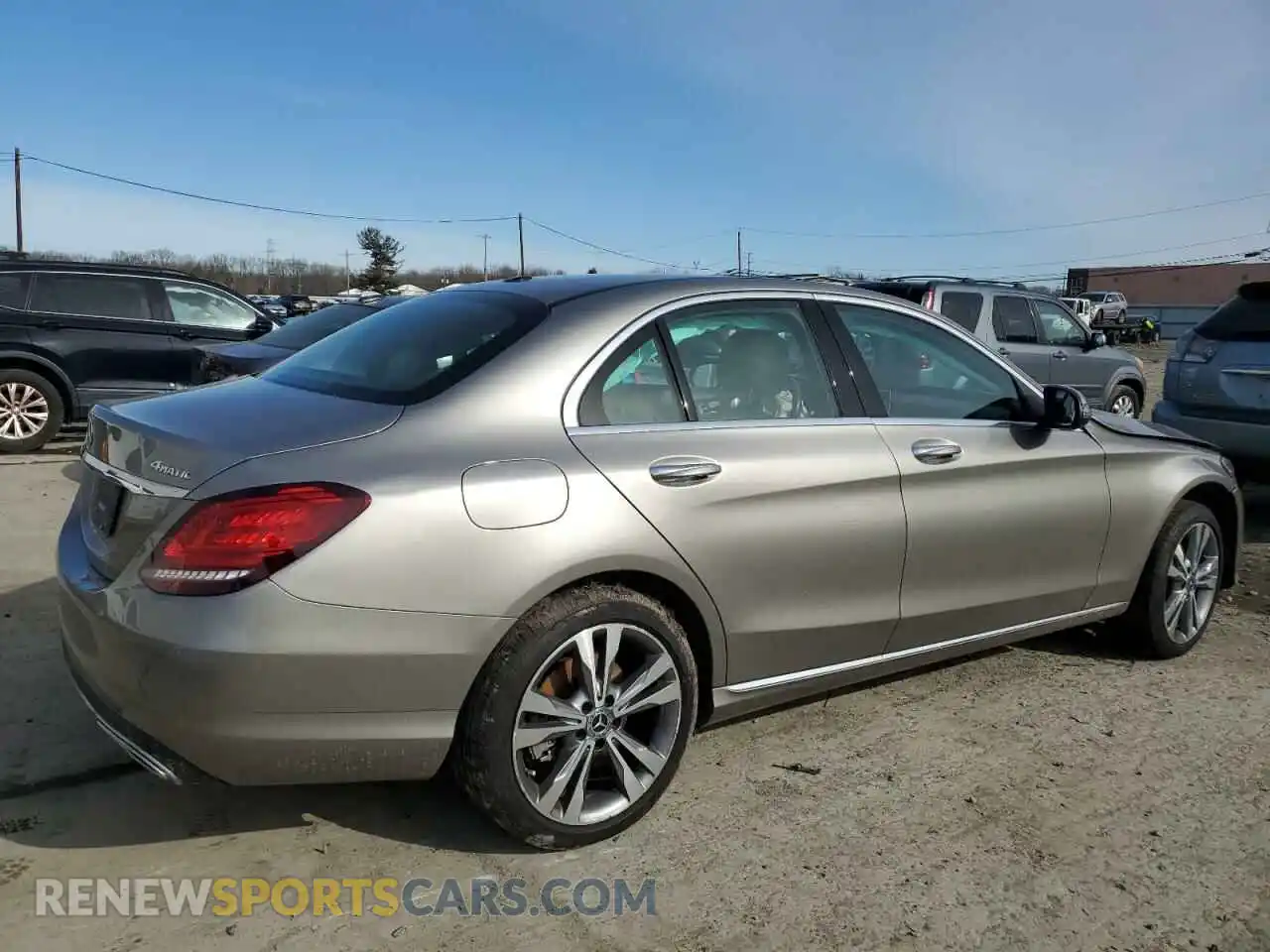 3 Photograph of a damaged car WDDWF8EB7LR548990 MERCEDES-BENZ C-CLASS 2020