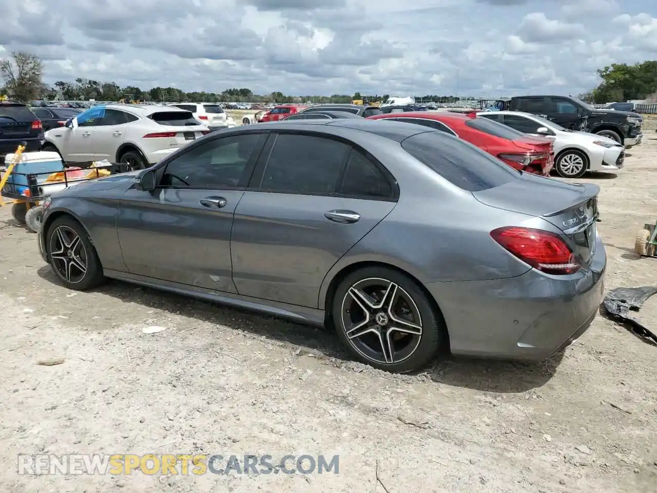 2 Photograph of a damaged car WDDWF8EB8LR540767 MERCEDES-BENZ C-CLASS 2020