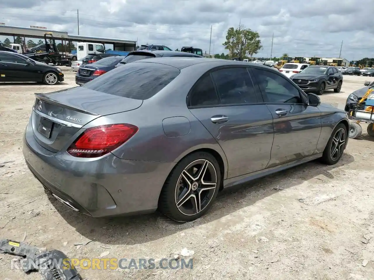 3 Photograph of a damaged car WDDWF8EB8LR540767 MERCEDES-BENZ C-CLASS 2020