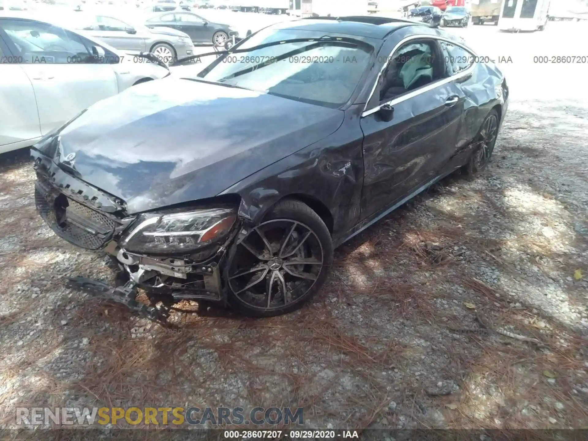 2 Photograph of a damaged car WDDWJ6EB8LF972697 MERCEDES-BENZ C-CLASS 2020