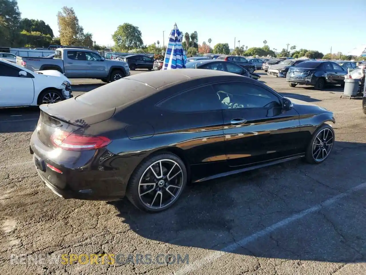 3 Photograph of a damaged car WDDWJ8DB2LF955410 MERCEDES-BENZ C-CLASS 2020