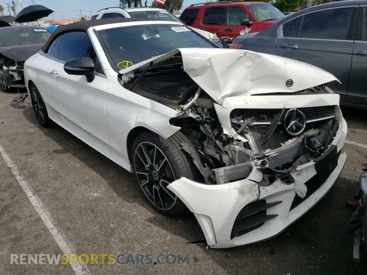 1 Photograph of a damaged car WDDWK8DB2LF948809 MERCEDES-BENZ C-CLASS 2020