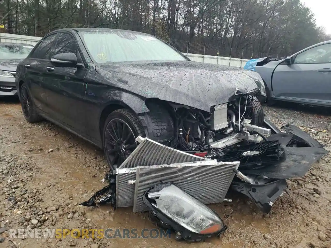 1 Photograph of a damaged car W1KWF6EB2MR632947 MERCEDES-BENZ C-CLASS 2021
