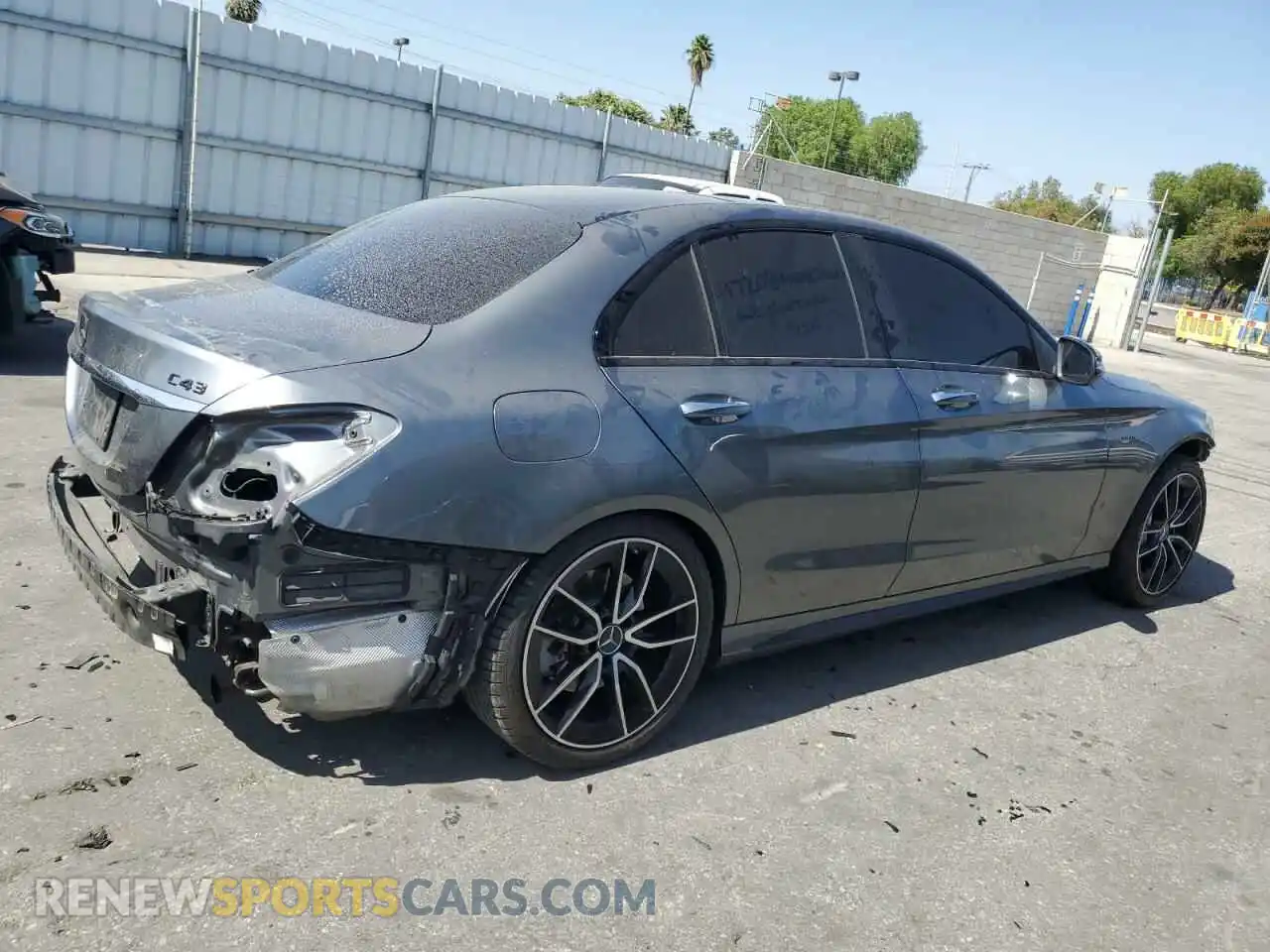 3 Photograph of a damaged car W1KWF6EBXMR617497 MERCEDES-BENZ C-CLASS 2021