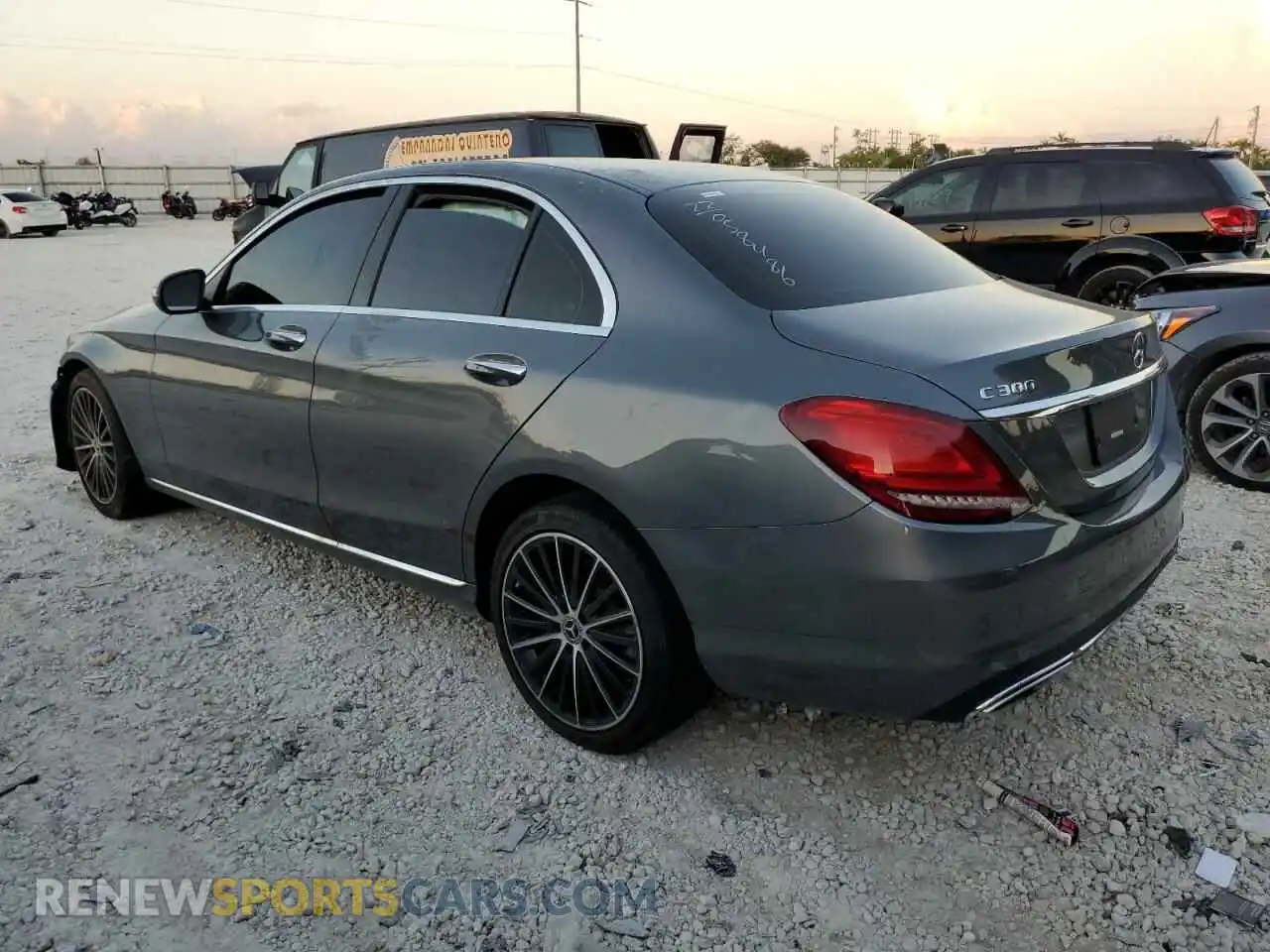3 Photograph of a damaged car W1KWF8DB0MR612810 MERCEDES-BENZ C-CLASS 2021