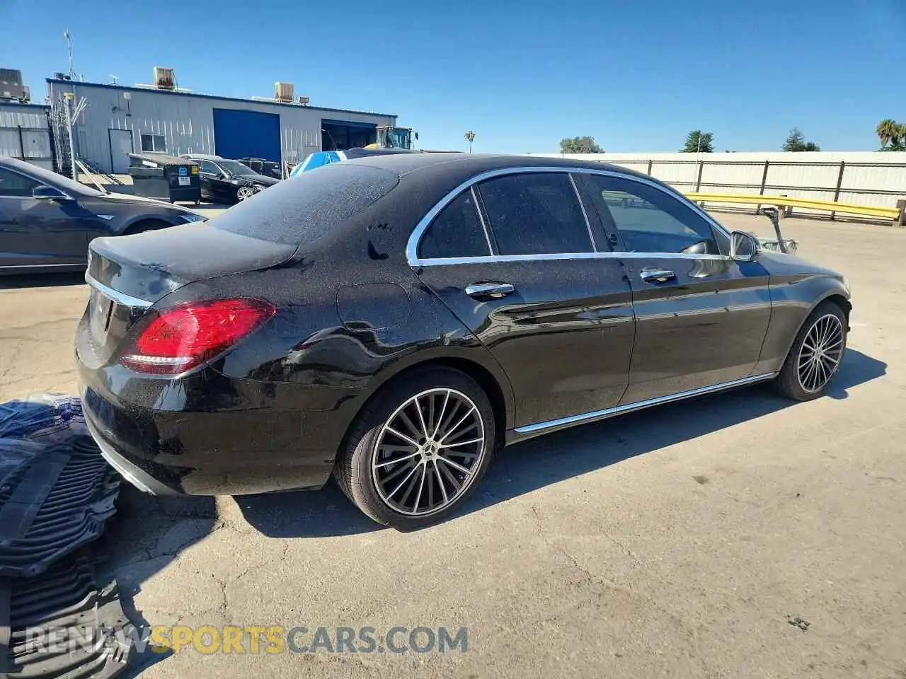 3 Фотография поврежденного автомобиля W1KWF8DB0MR627162 MERCEDES-BENZ C-CLASS 2021