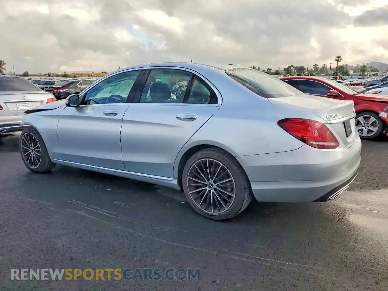 2 Photograph of a damaged car W1KWF8DB0MR631406 MERCEDES-BENZ C-CLASS 2021