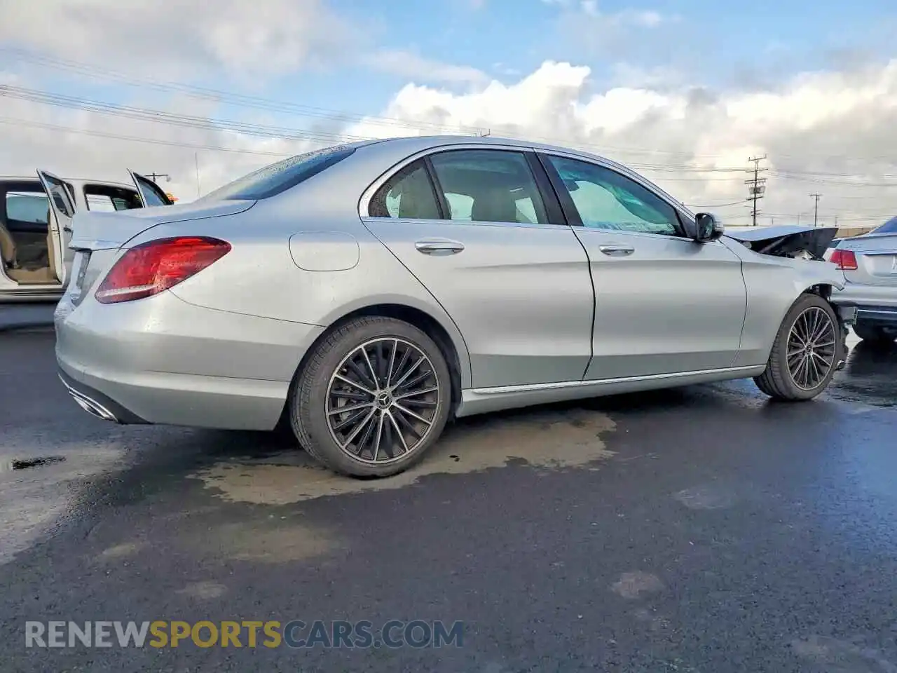 3 Photograph of a damaged car W1KWF8DB0MR631406 MERCEDES-BENZ C-CLASS 2021