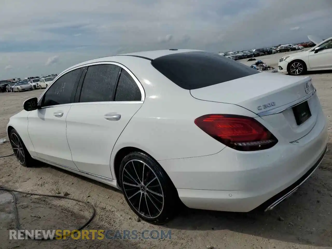 2 Photograph of a damaged car W1KWF8DB0MR638923 MERCEDES-BENZ C-CLASS 2021