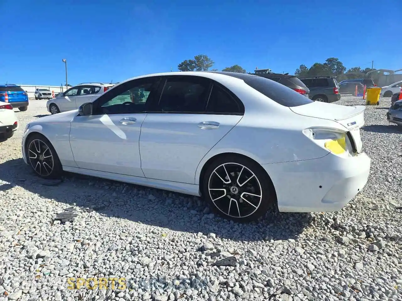 2 Photograph of a damaged car W1KWF8DB0MR645550 MERCEDES-BENZ C-CLASS 2021