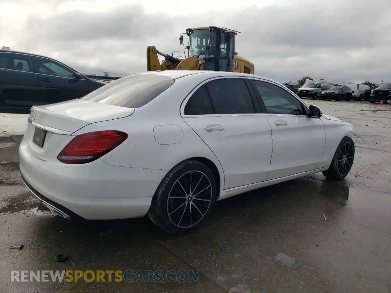 3 Photograph of a damaged car W1KWF8DB0MR648366 MERCEDES-BENZ C-CLASS 2021