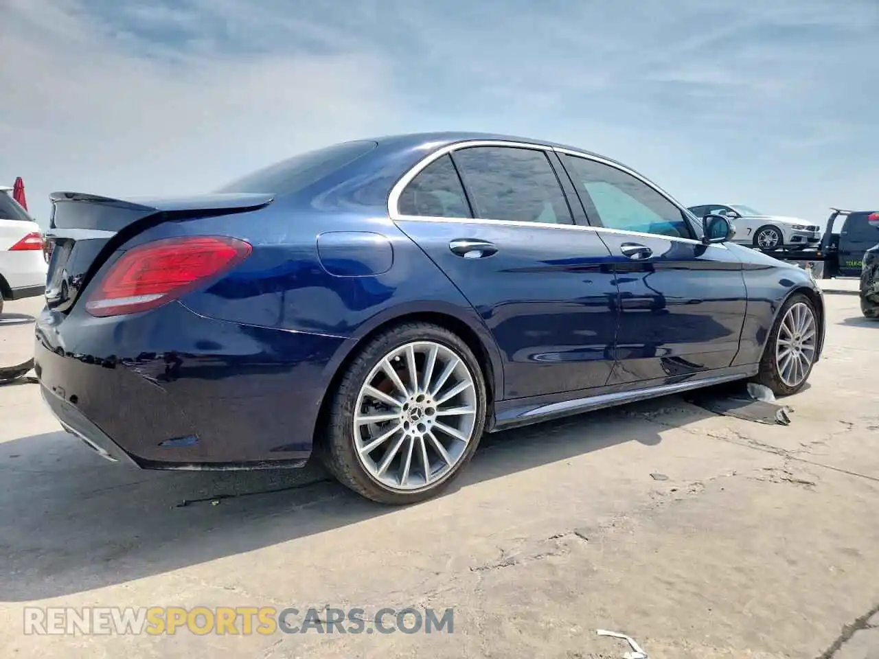 3 Photograph of a damaged car W1KWF8DB0MR648447 MERCEDES-BENZ C-CLASS 2021