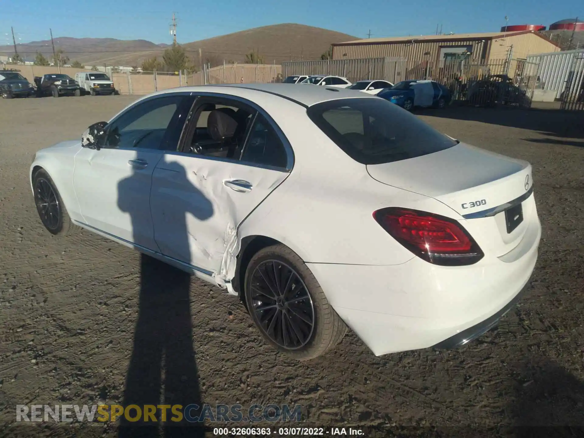 3 Photograph of a damaged car W1KWF8DB0MR649226 MERCEDES-BENZ C-CLASS 2021