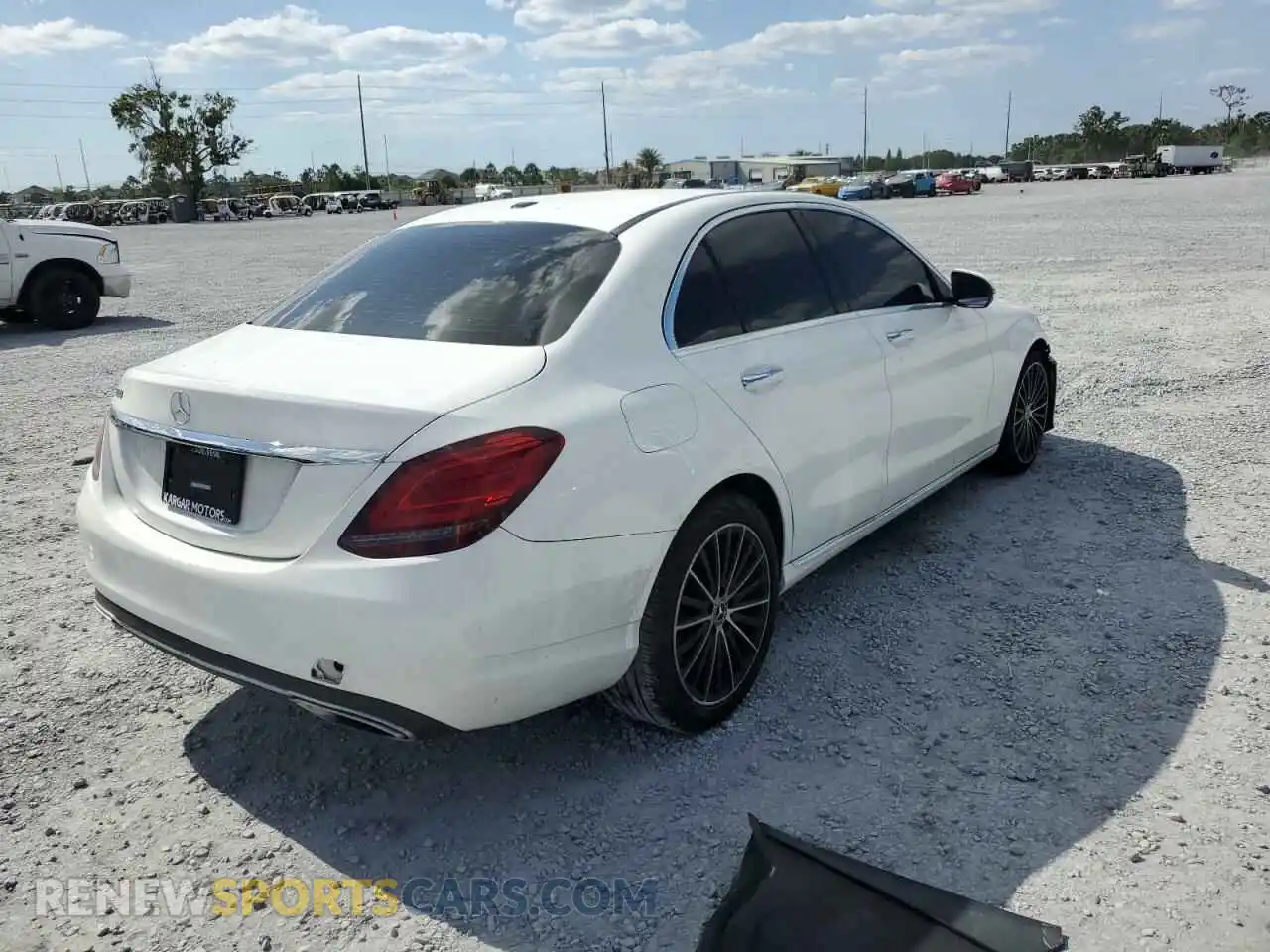 3 Photograph of a damaged car W1KWF8DB0MR652112 MERCEDES-BENZ C-CLASS 2021