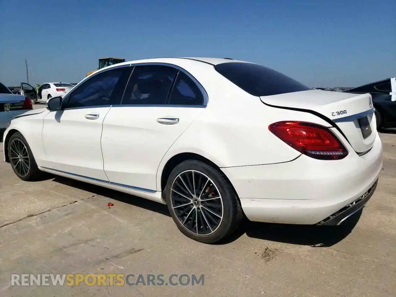 2 Photograph of a damaged car W1KWF8DB1MR625775 MERCEDES-BENZ C-CLASS 2021