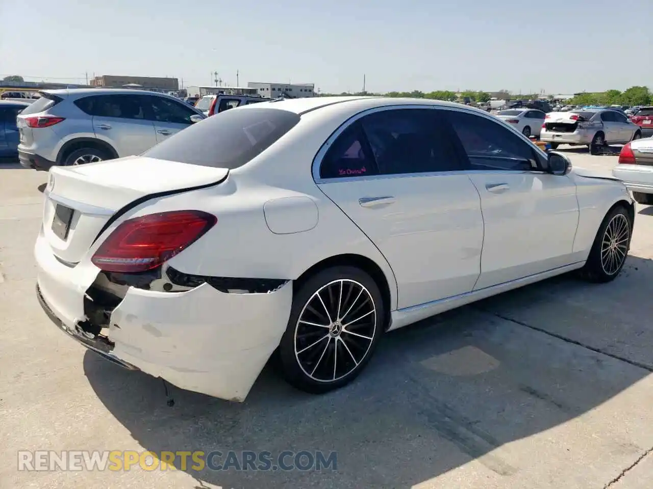 3 Photograph of a damaged car W1KWF8DB1MR625775 MERCEDES-BENZ C-CLASS 2021