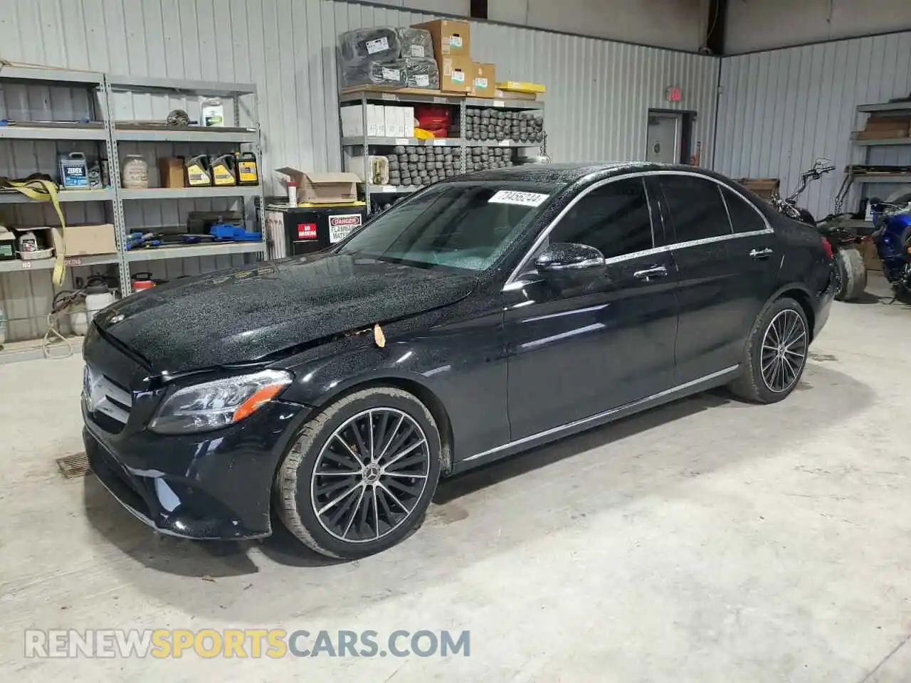 1 Photograph of a damaged car W1KWF8DB1MR638560 MERCEDES-BENZ C-CLASS 2021