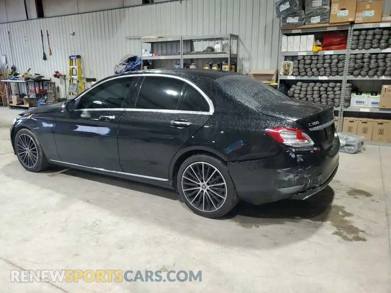 2 Photograph of a damaged car W1KWF8DB1MR638560 MERCEDES-BENZ C-CLASS 2021
