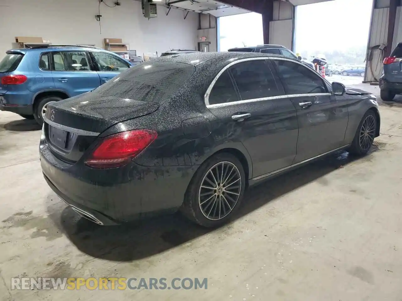 3 Photograph of a damaged car W1KWF8DB1MR638560 MERCEDES-BENZ C-CLASS 2021