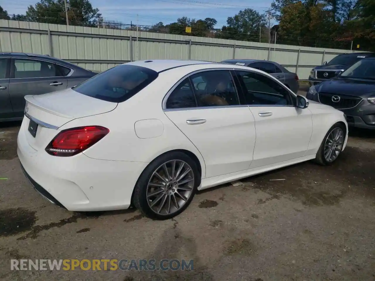 3 Photograph of a damaged car W1KWF8DB1MR649509 MERCEDES-BENZ C-CLASS 2021