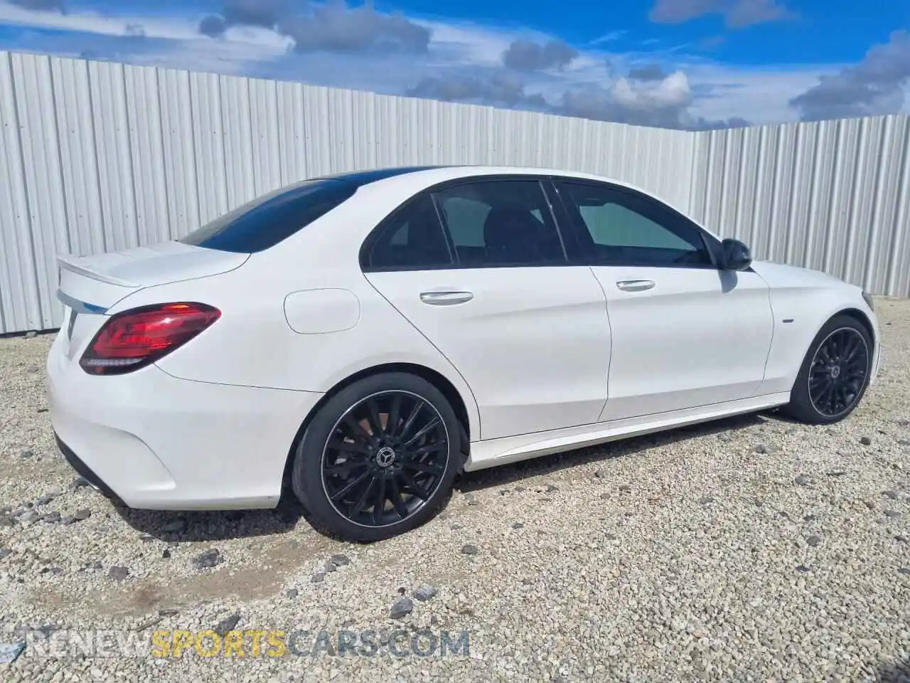 3 Photograph of a damaged car W1KWF8DB1MR650742 MERCEDES-BENZ C-CLASS 2021