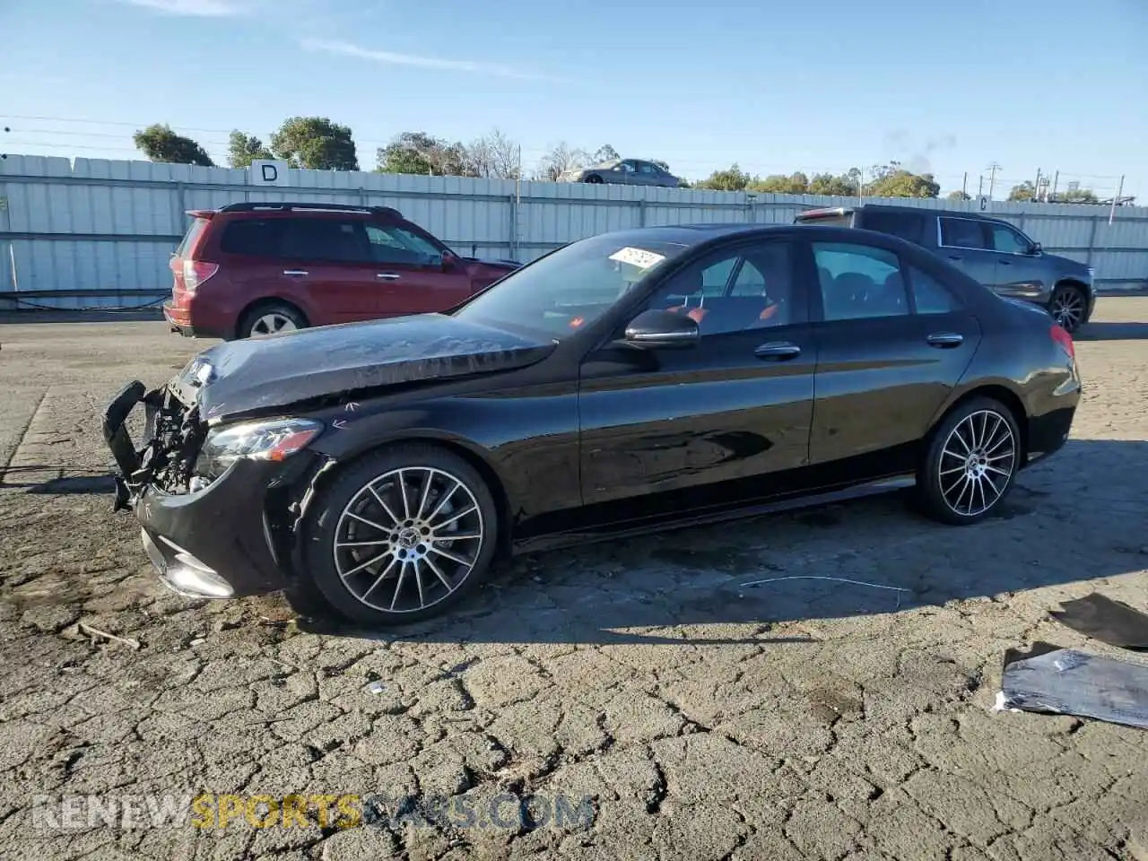 1 Photograph of a damaged car W1KWF8DB2MR605664 MERCEDES-BENZ C-CLASS 2021