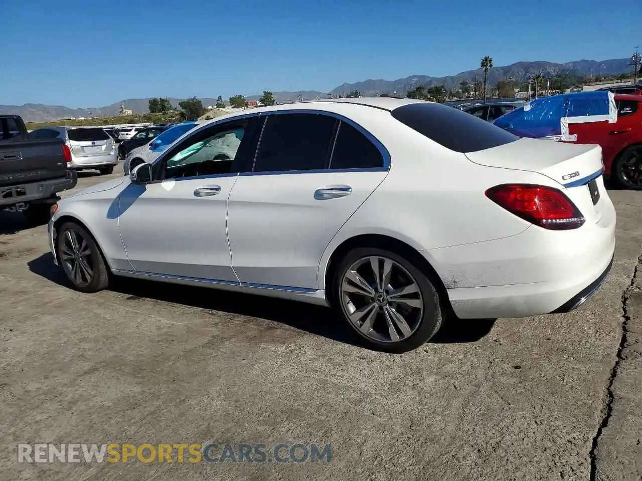 2 Photograph of a damaged car W1KWF8DB2MR621850 MERCEDES-BENZ C-CLASS 2021