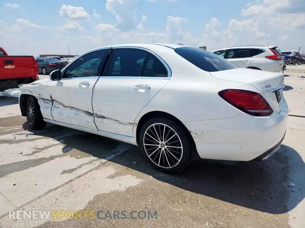 2 Photograph of a damaged car W1KWF8DB2MR645078 MERCEDES-BENZ C-CLASS 2021