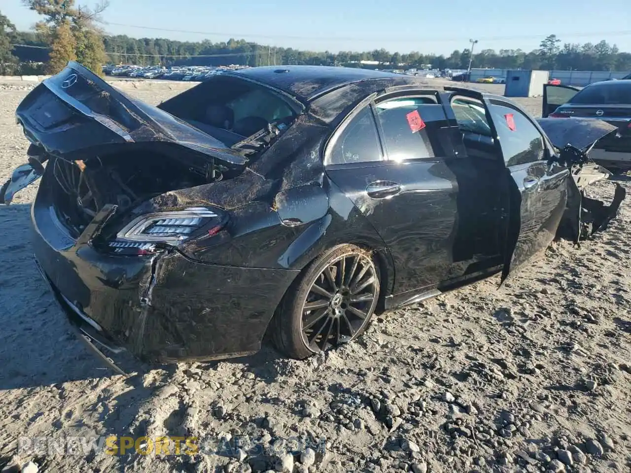 3 Photograph of a damaged car W1KWF8DB2MR647560 MERCEDES-BENZ C-CLASS 2021