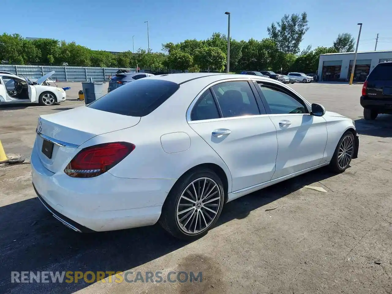 3 Photograph of a damaged car W1KWF8DB2MR651429 MERCEDES-BENZ C-CLASS 2021