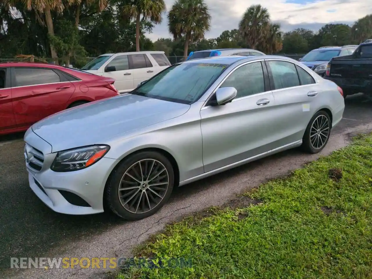 1 Photograph of a damaged car W1KWF8DB2MR651723 MERCEDES-BENZ C-CLASS 2021