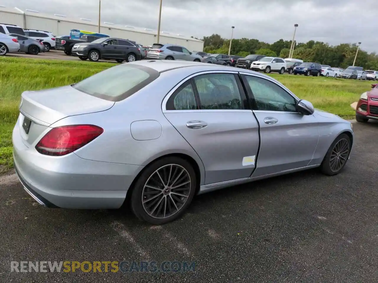 3 Photograph of a damaged car W1KWF8DB2MR651723 MERCEDES-BENZ C-CLASS 2021