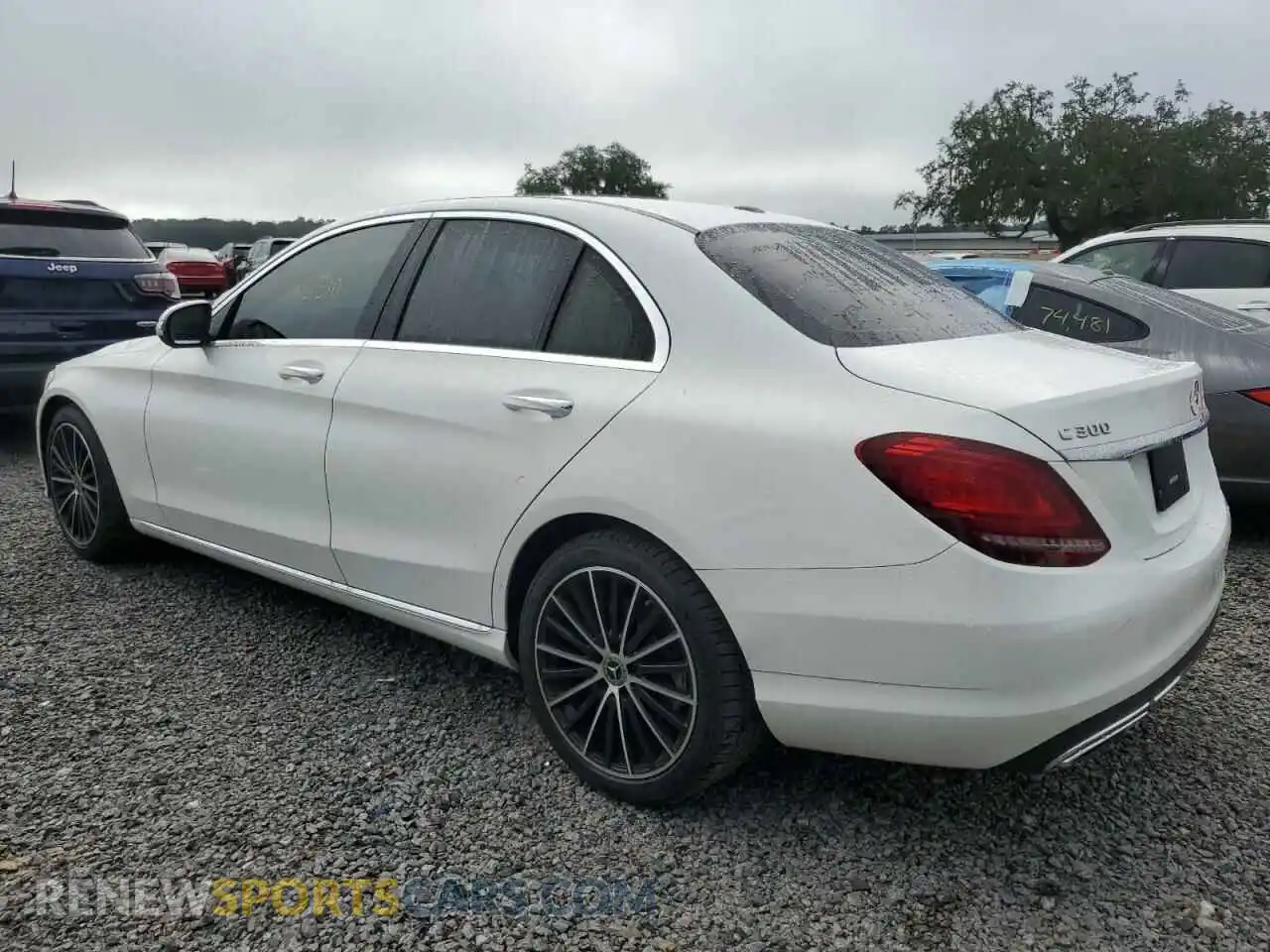 2 Фотография поврежденного автомобиля W1KWF8DB2MR652953 MERCEDES-BENZ C-CLASS 2021