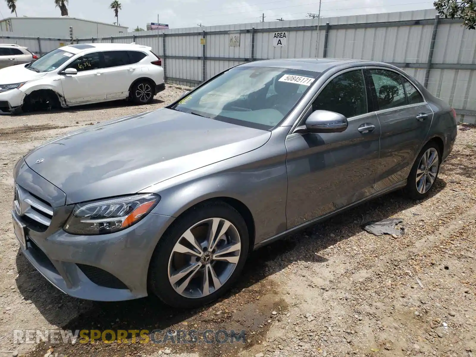 2 Photograph of a damaged car W1KWF8DB3MR609044 MERCEDES-BENZ C-CLASS 2021