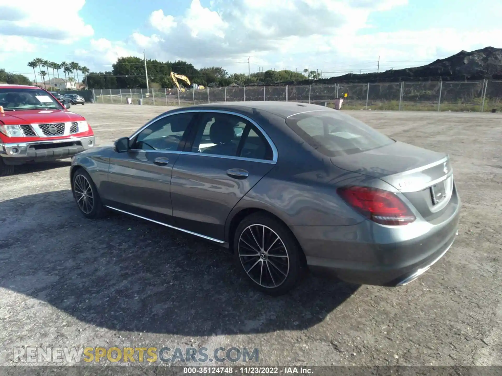 3 Photograph of a damaged car W1KWF8DB3MR614857 MERCEDES-BENZ C-CLASS 2021