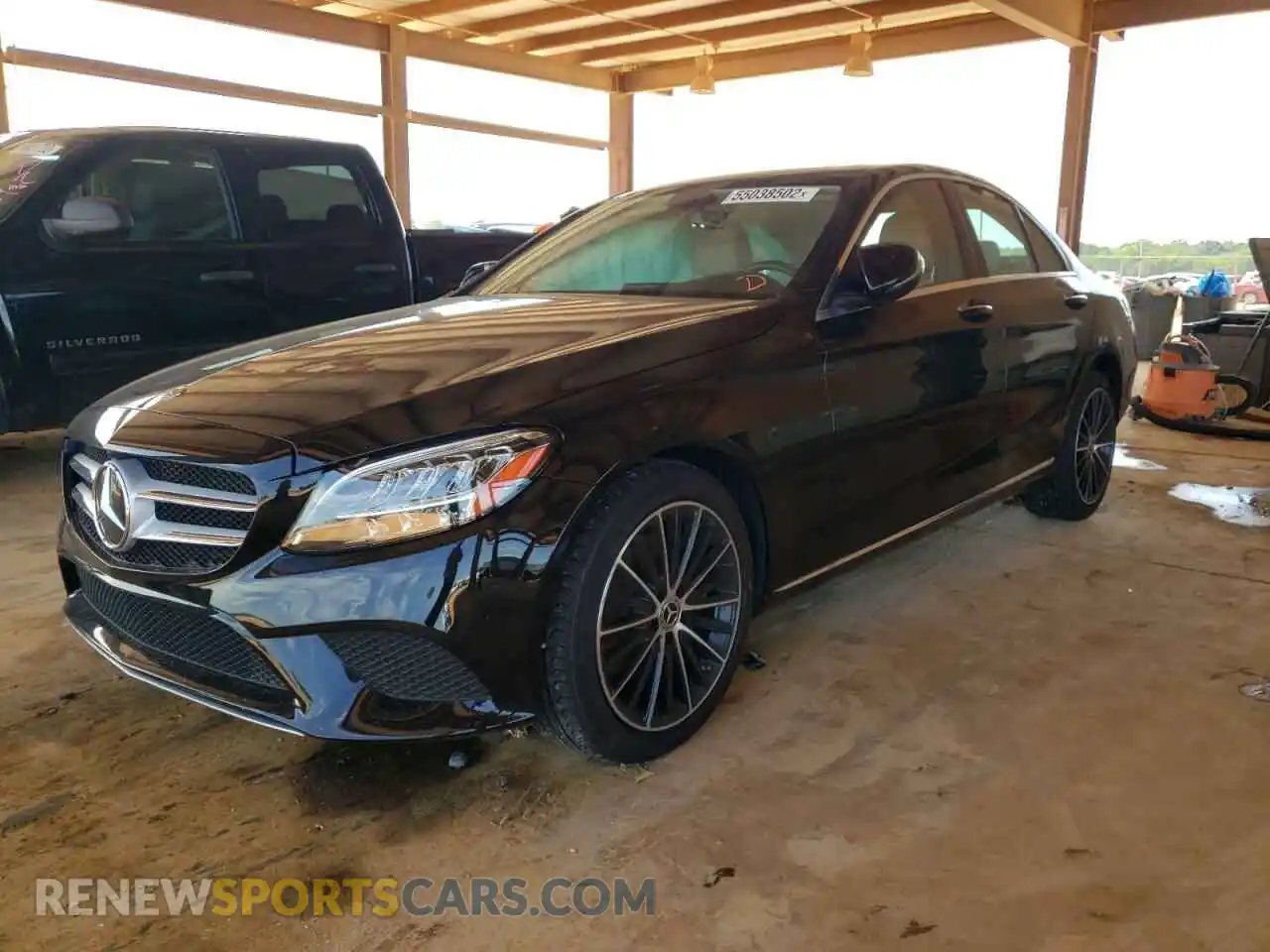 2 Photograph of a damaged car W1KWF8DB3MR619461 MERCEDES-BENZ C-CLASS 2021