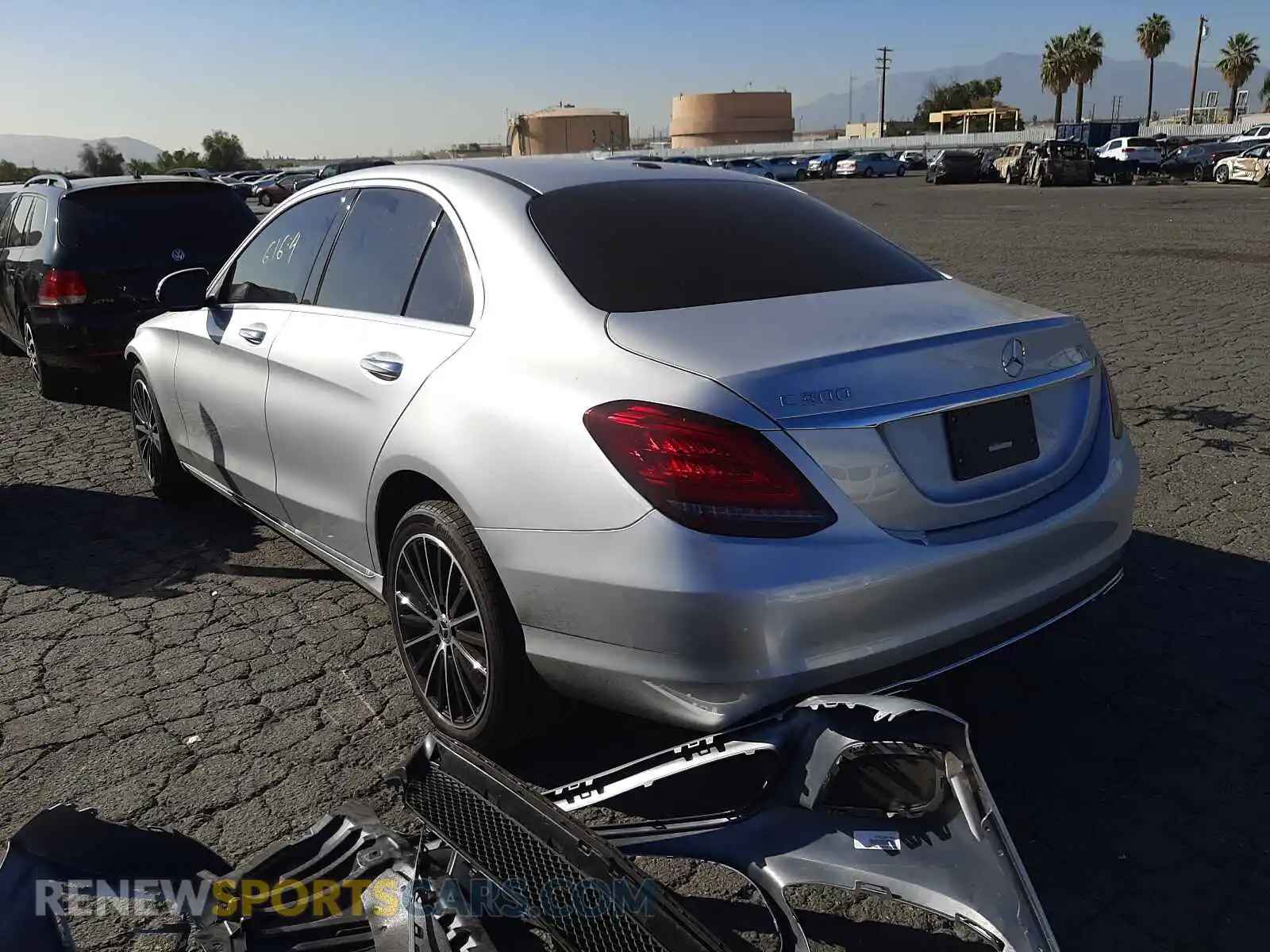 3 Photograph of a damaged car W1KWF8DB3MR646370 MERCEDES-BENZ C-CLASS 2021