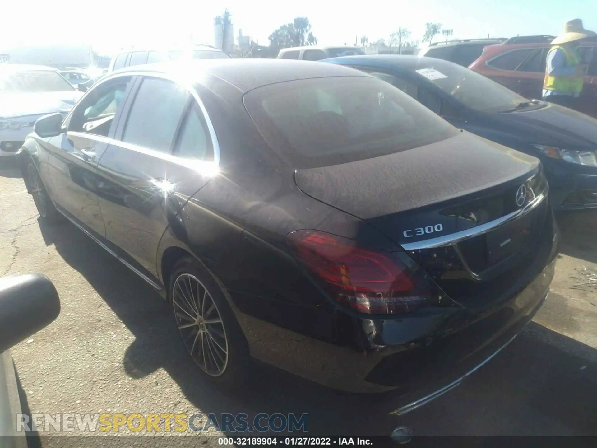 3 Photograph of a damaged car W1KWF8DB3MR646627 MERCEDES-BENZ C-CLASS 2021