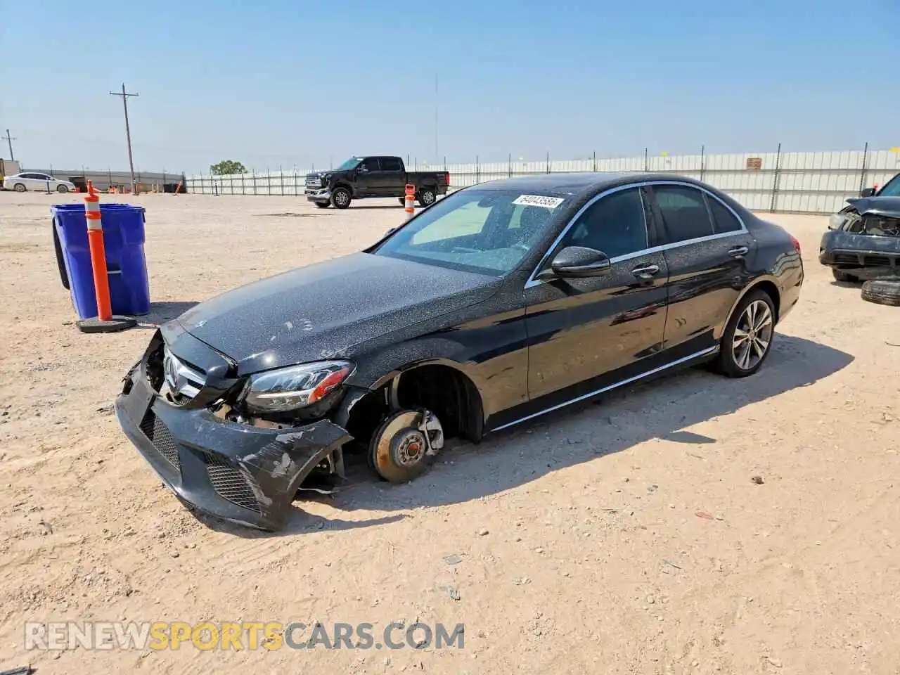 1 Photograph of a damaged car W1KWF8DB3MR647664 MERCEDES-BENZ C-CLASS 2021