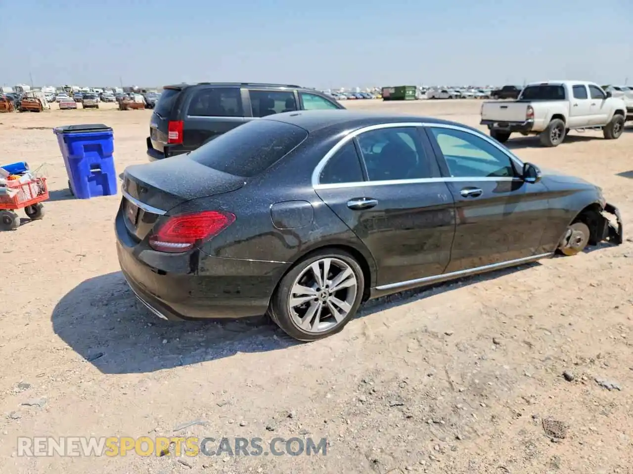 3 Photograph of a damaged car W1KWF8DB3MR647664 MERCEDES-BENZ C-CLASS 2021
