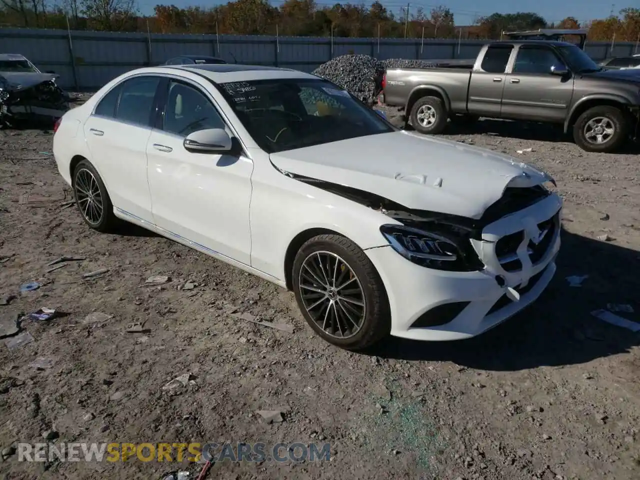 1 fotografías del automóvil dañado W1KWF8DB3MR648197 MERCEDES-BENZ C-CLASS 2021