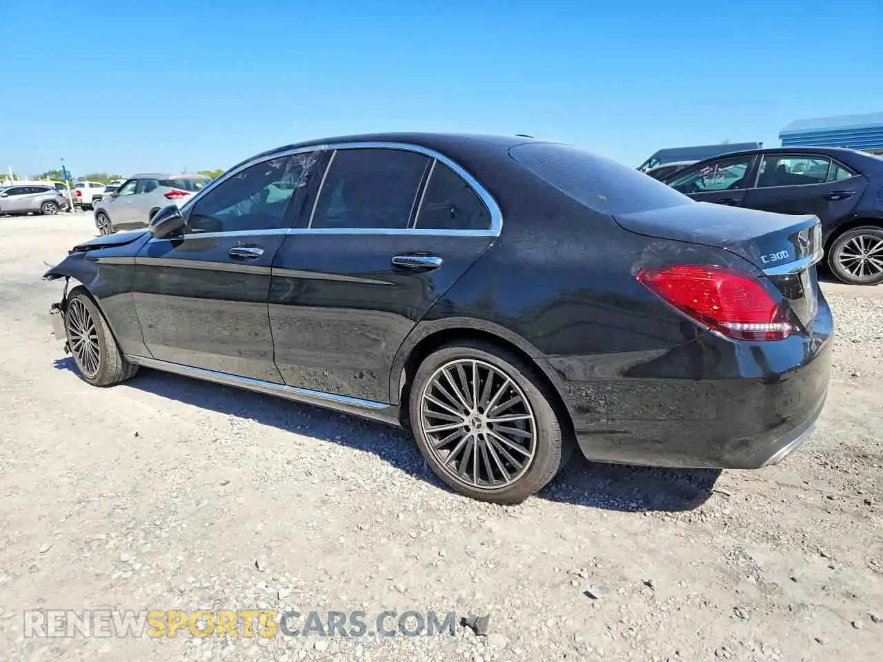 2 Photograph of a damaged car W1KWF8DB4MR620098 MERCEDES-BENZ C-CLASS 2021