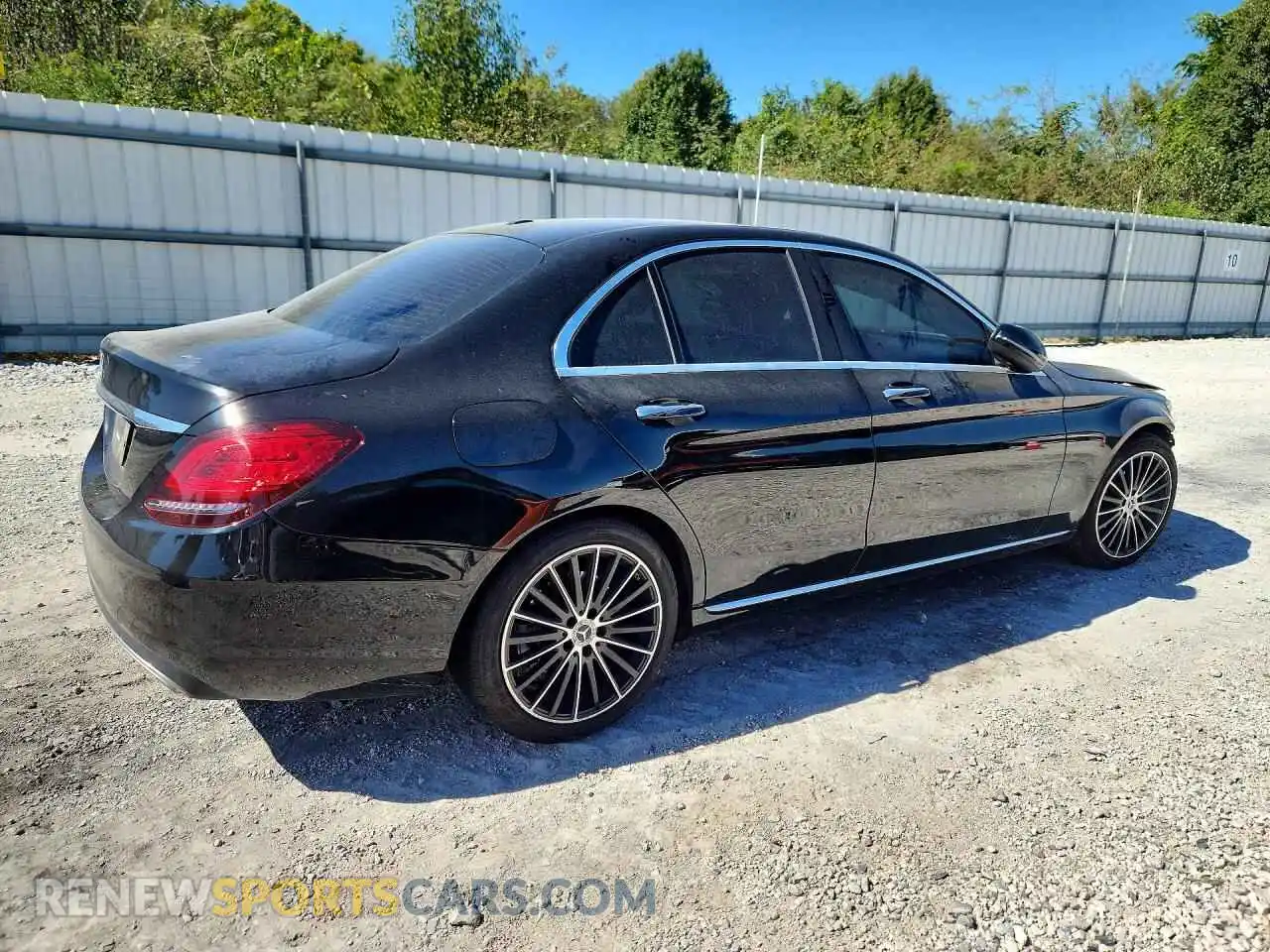 3 Photograph of a damaged car W1KWF8DB4MR620098 MERCEDES-BENZ C-CLASS 2021