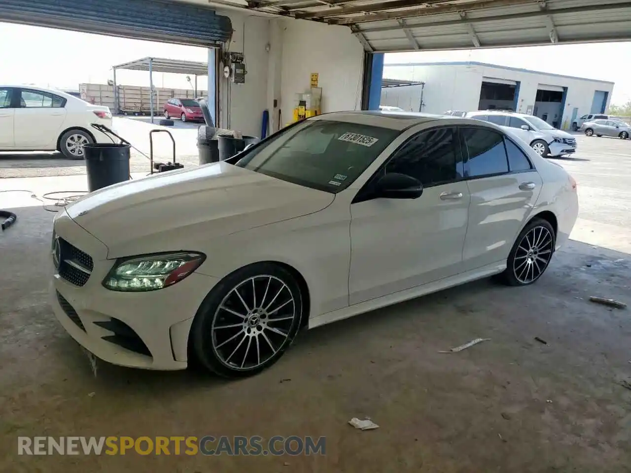 1 Photograph of a damaged car W1KWF8DB4MR638598 MERCEDES-BENZ C-CLASS 2021