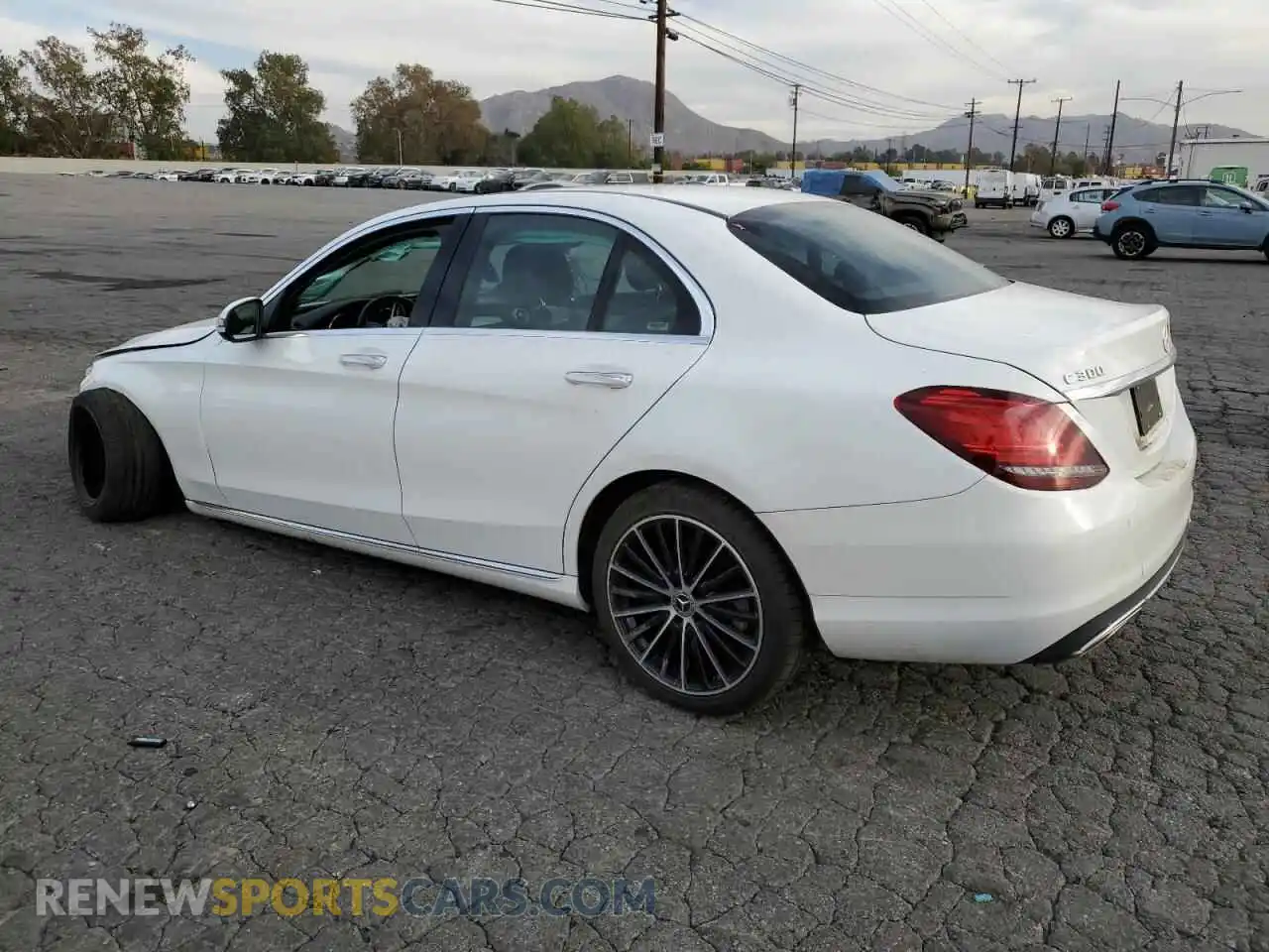 2 Photograph of a damaged car W1KWF8DB4MR638892 MERCEDES-BENZ C-CLASS 2021